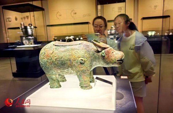 在线炒股配资平台 探秘殷商文明 殷墟博物馆迎暑期参观热潮